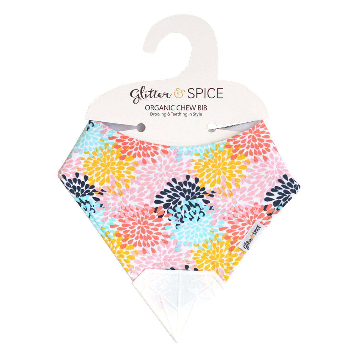 Glitter and Spice Organic Chew Bib Wily Fox